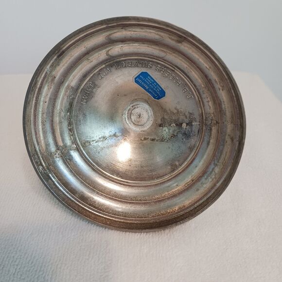 FB Rogers Silverplate Candle Stick Holder Renaissance Cottagecore Rustic Farm - Picture 5 of 11